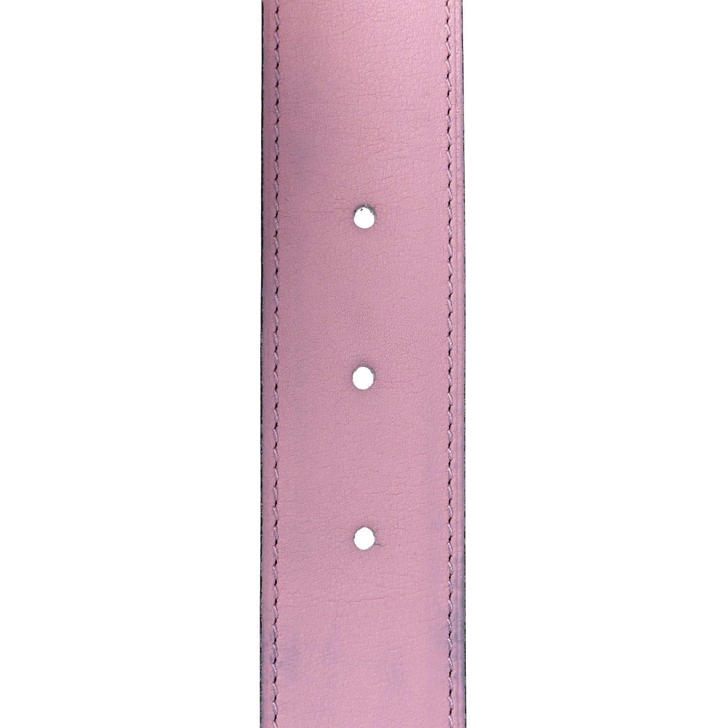 Hermes Box Togo 32mm Martelee H Belt 90 Rose Sakura Blue Nuit 5 of 8