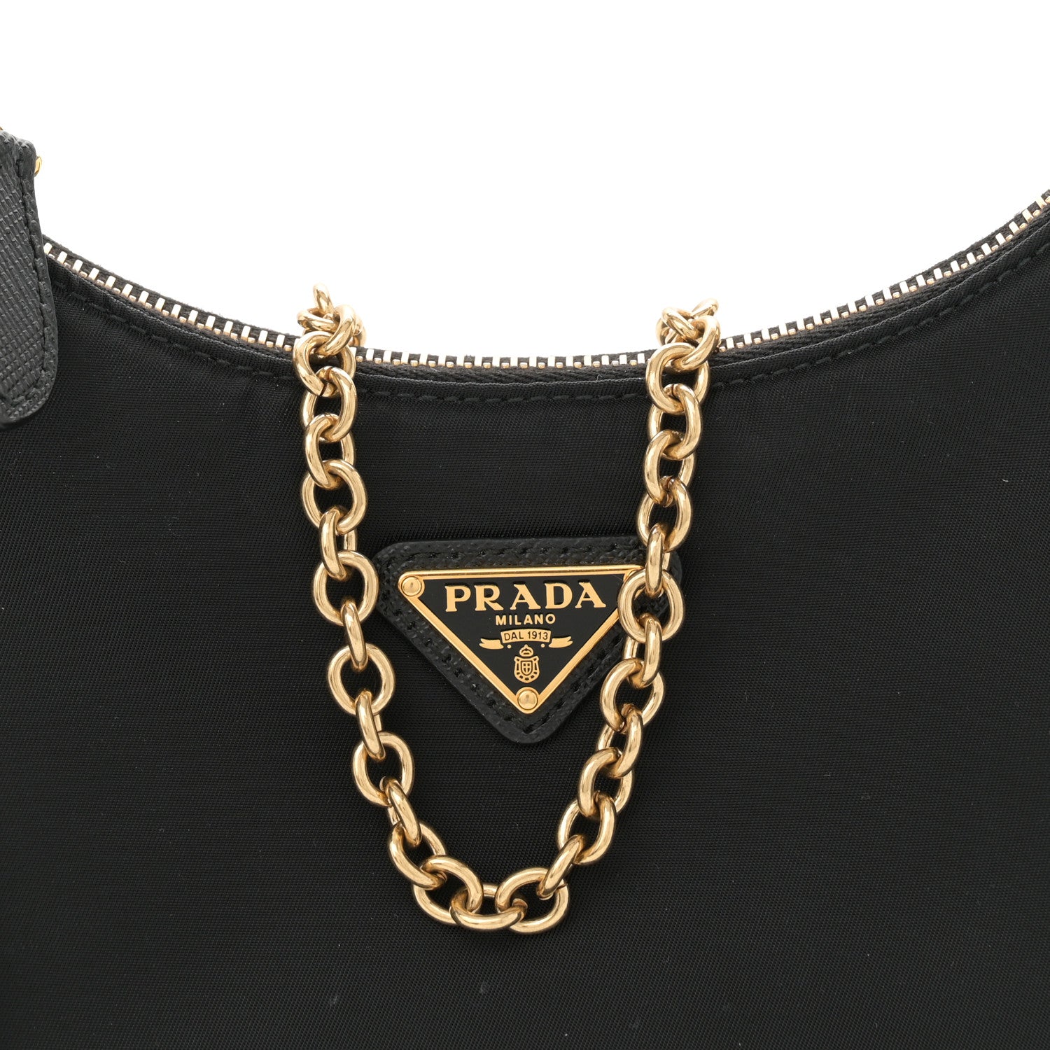 Prada Nylon Re-Edition 2005 Shoulder Bag Black 8 of 11