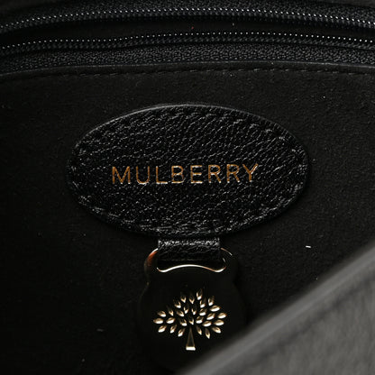 Mulberry Glossy Goatskin Small Lily Flap Black 6 of 10