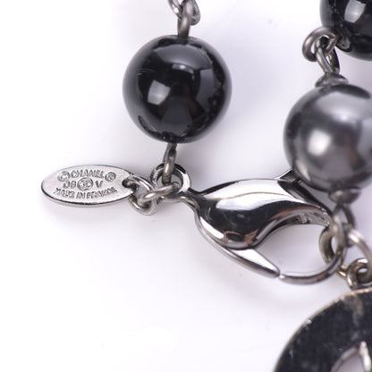 Chanel Ruthenium Bead CC Bracelet Black 4 of 5