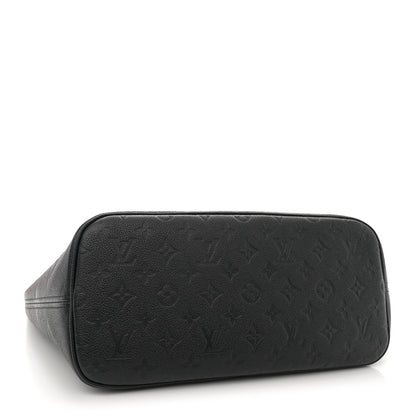 Louis Vuitton Empreinte Monogram Giant Neverfull MM Black 5 of 12