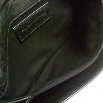 Balenciaga Agneau Giant Brogues Hardware Envelope Clutch Black 5 of 7