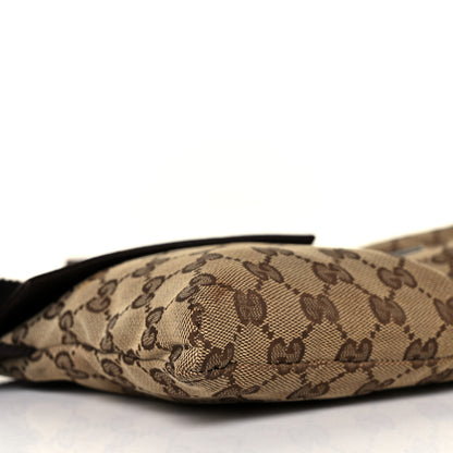 Gucci GG Monogram Double Pocket Belt Bag Dark Brown 8 of 10