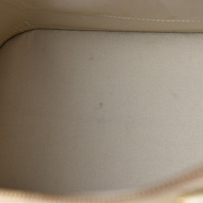 Louis Vuitton Vernis Alma MM Blanc Corail 9 of 15