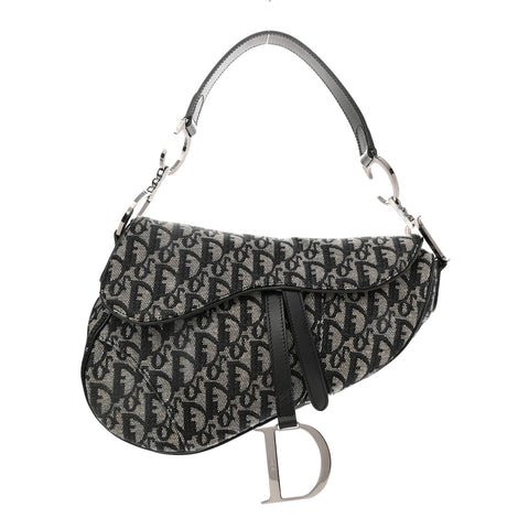 Monogram Saddle Bag Black
