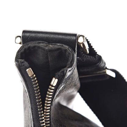 Gucci Crystal Monogram Medium Half Moon Hobo Black 11 of 12