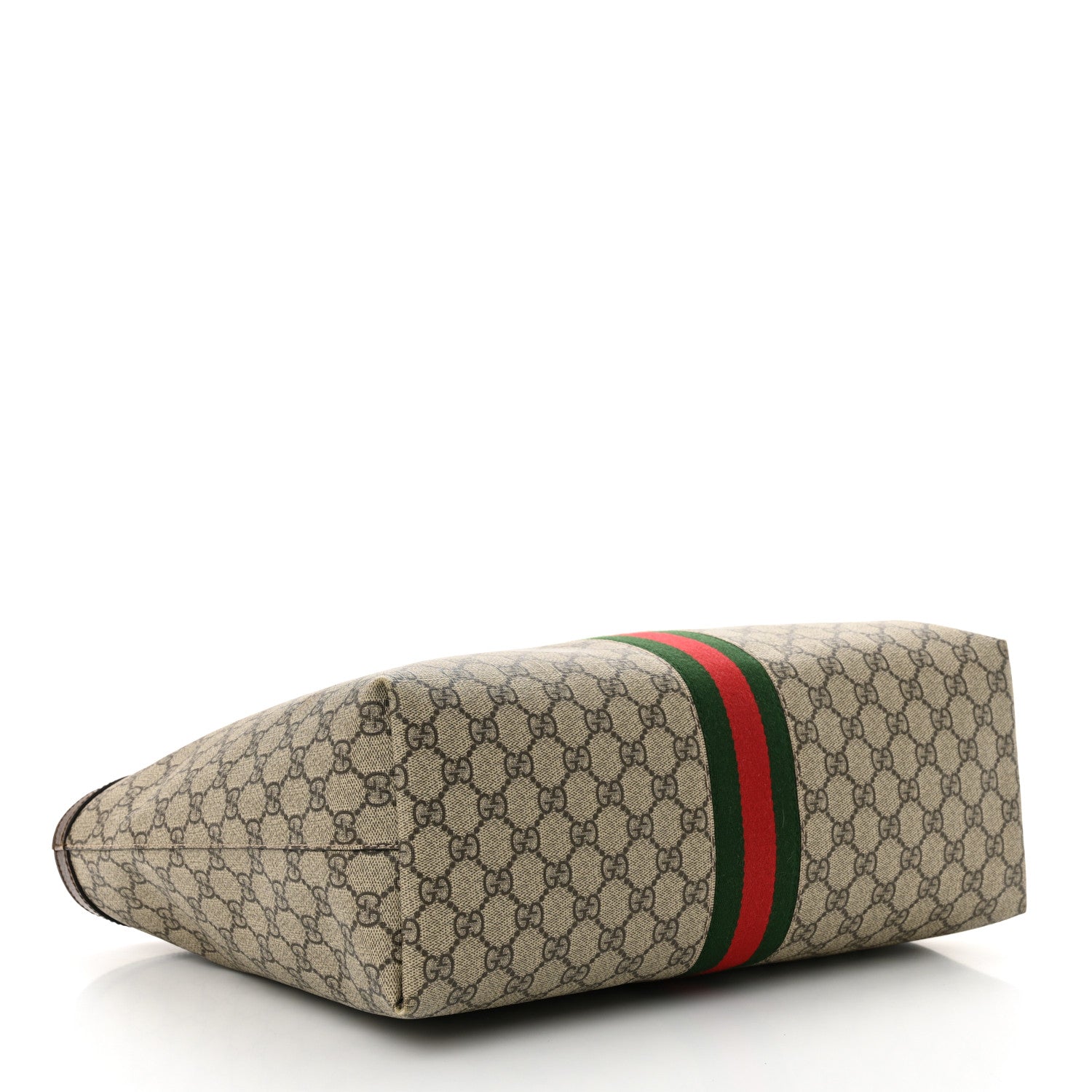 Gucci GG Supreme Monogram Medium Ophidia Shopping Tote Brown 4 of 13