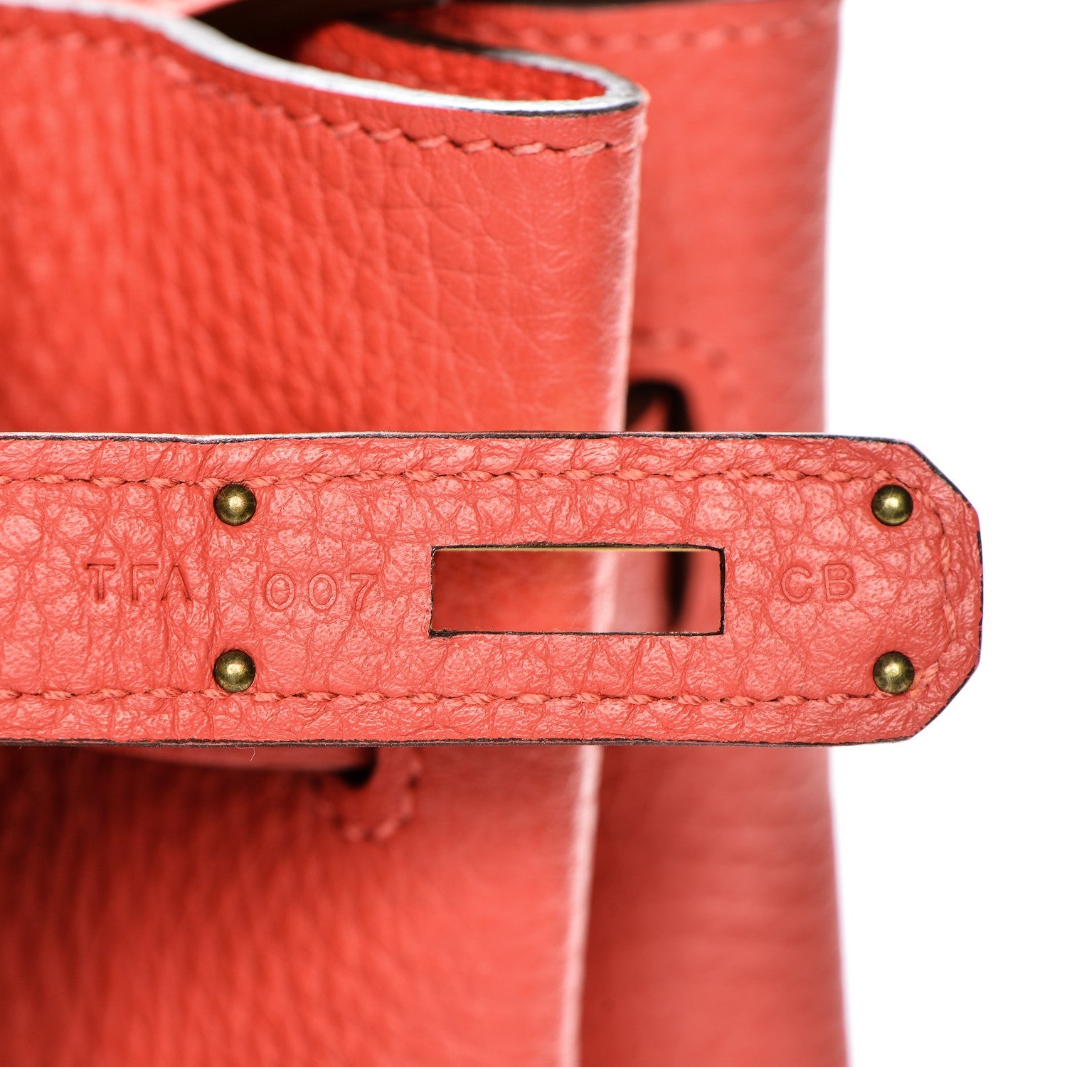 Hermes Taurillon Clemence Birkin 35 Rouge Pivoine 9 of 34