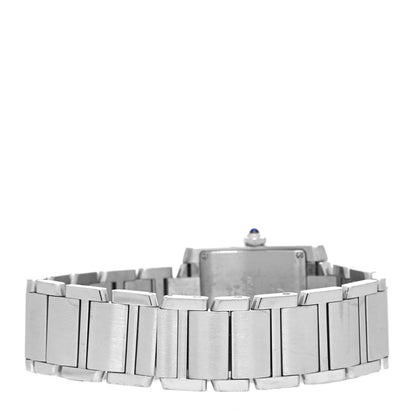 Cartier Stainless Steel 25mm Tank Francaise Quartz Watch 3 of 5