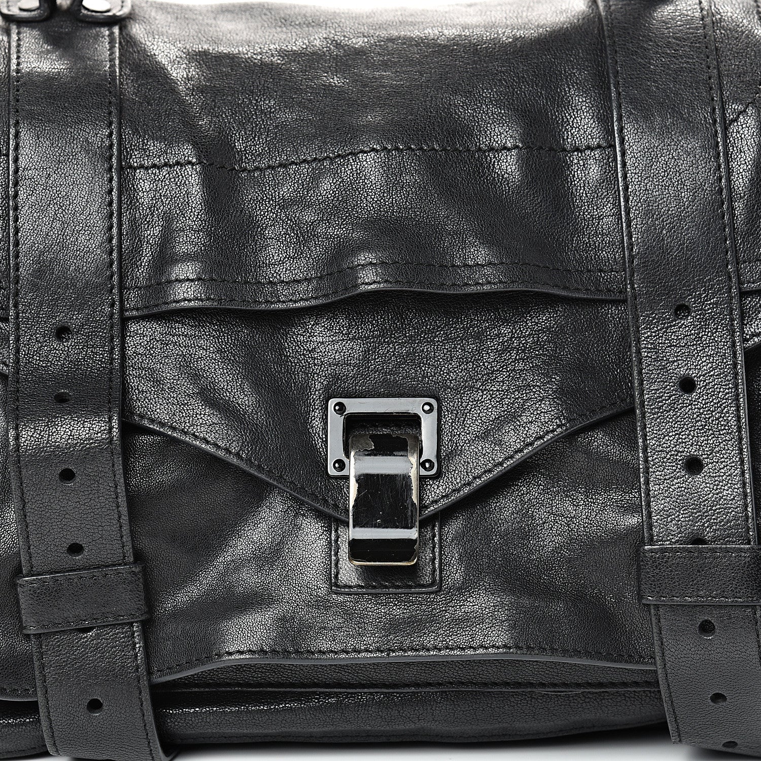 Proenza Schouler Lambskin Medium PS1 Satchel Black 8 of 16