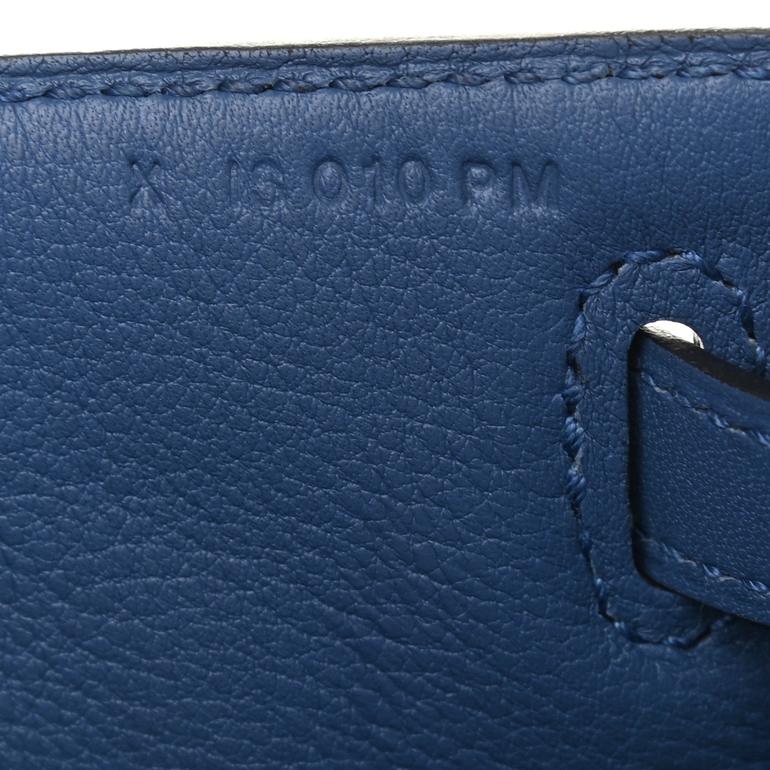 Hermes Swift Kelly Pochette Clutch Bleu Agate 7 of 11