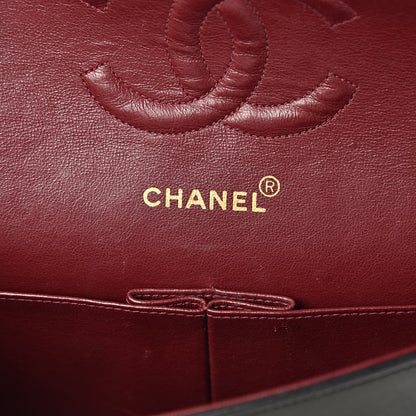Chanel Lambskin Quilted Medium Double Flap Black 6 of 15