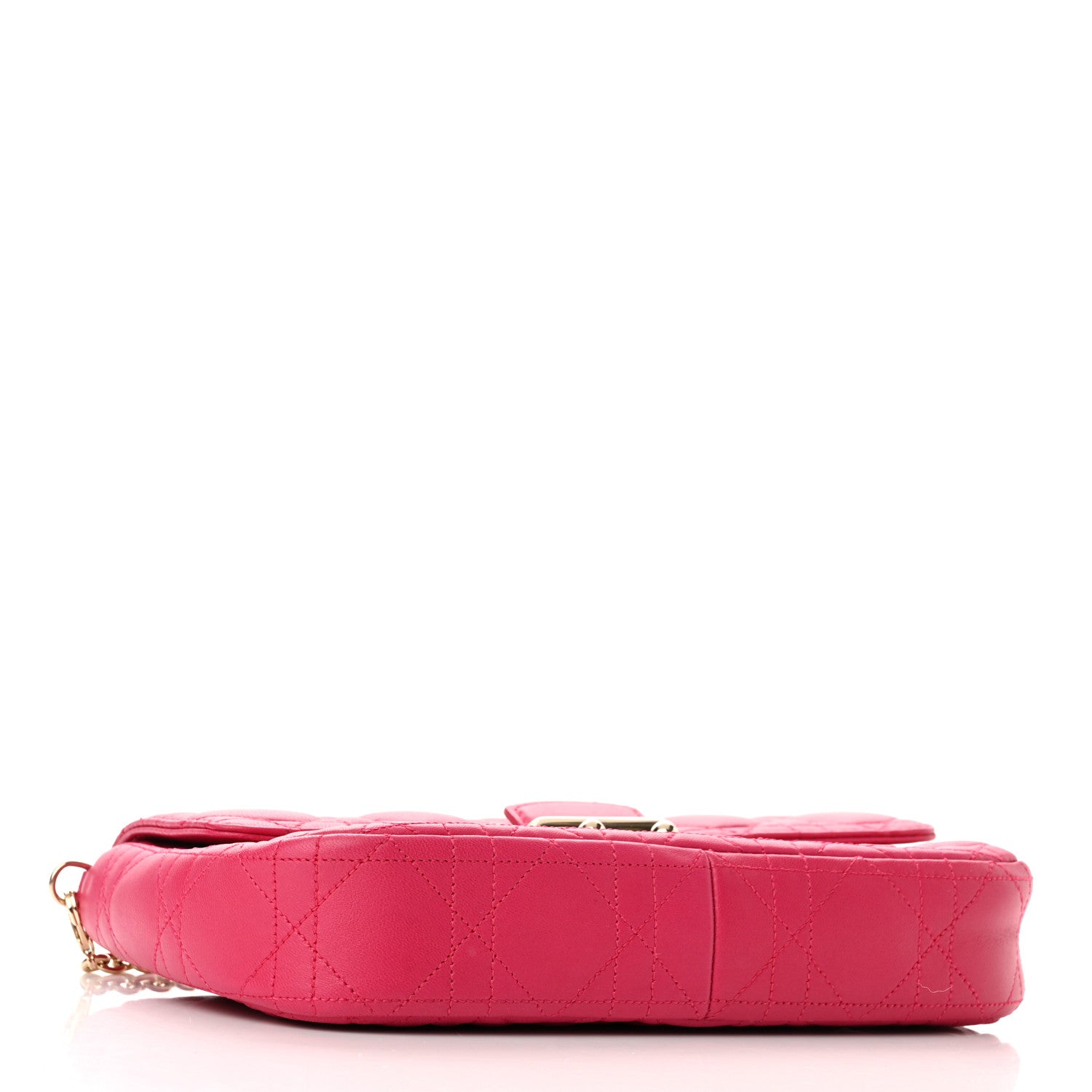 Christian Dior Lambskin Cannage Miss Dior Promenade Pouch Fuchsia 3 of 10