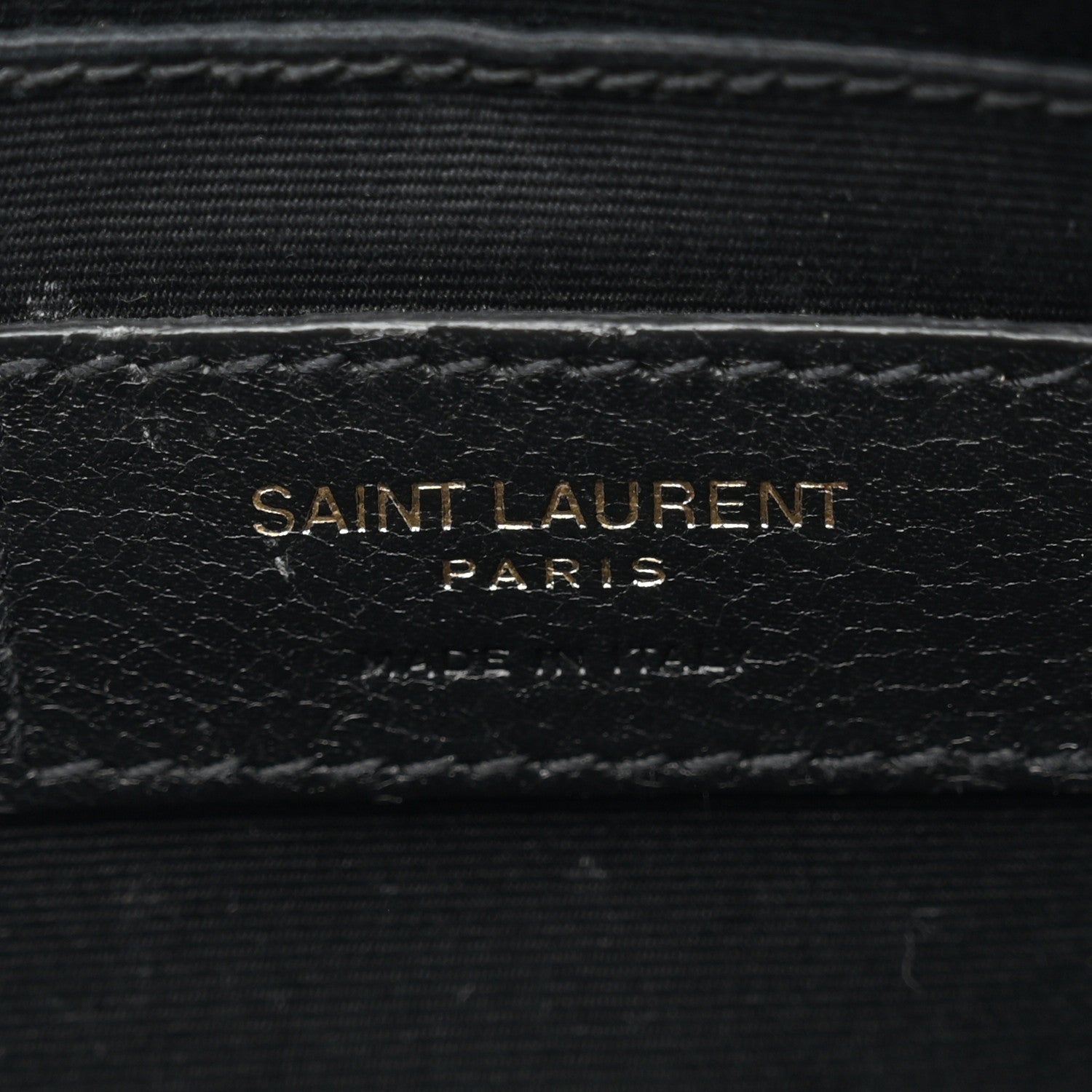 Saint Laurent Calfskin Matelasse Monogram Lou Camera Bag Black 6 of 14