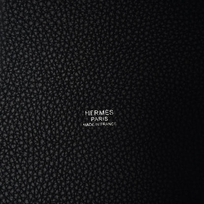 Hermes Taurillon Clemence Picotin Lock 22 MM Black 6 of 8