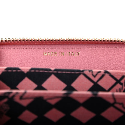 Chanel Goatskin Camellia Zip Coin Purse Pink 5 of 6