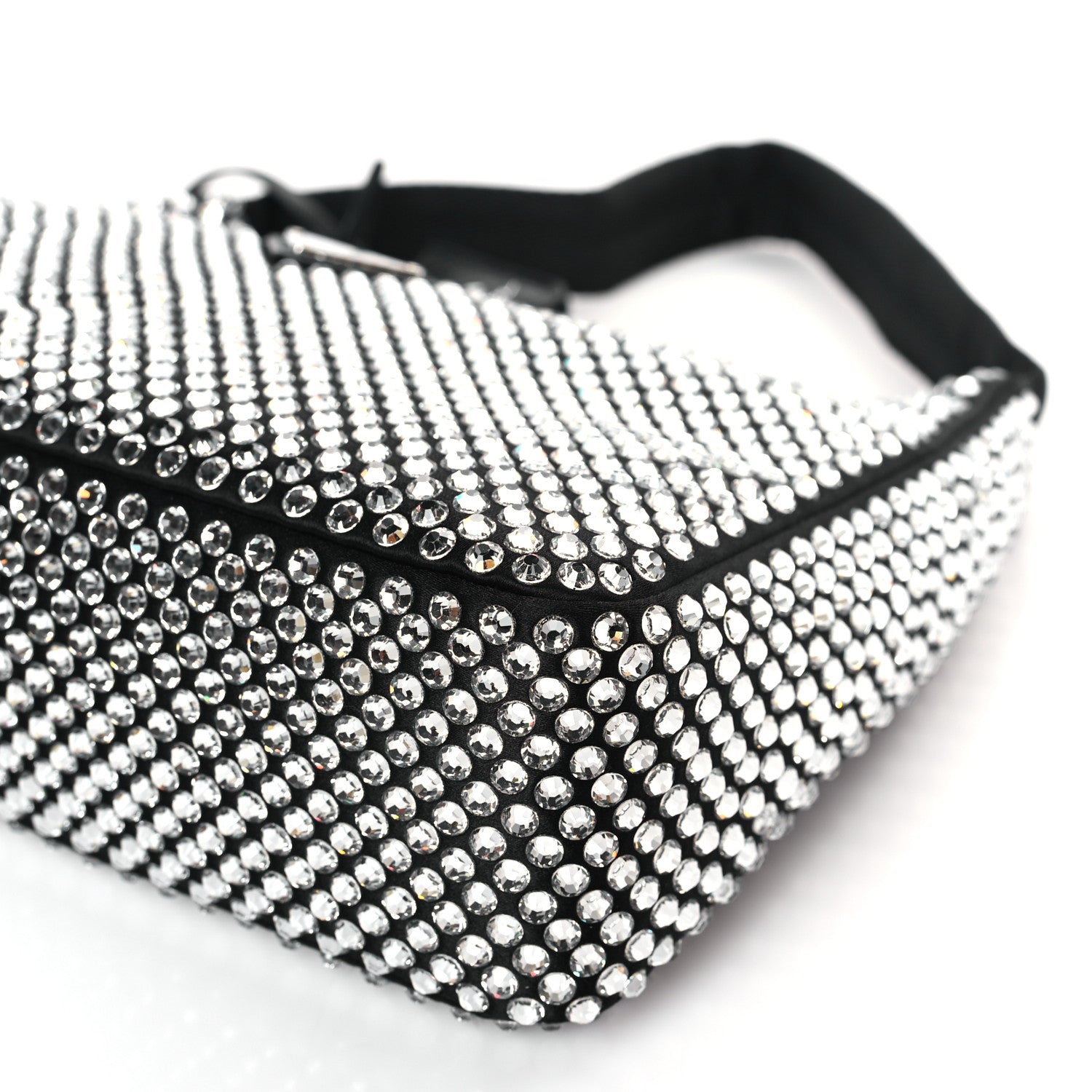 Prada Satin Crystal Mini Re-Edition 2000 Bag Cristal 7 of 7