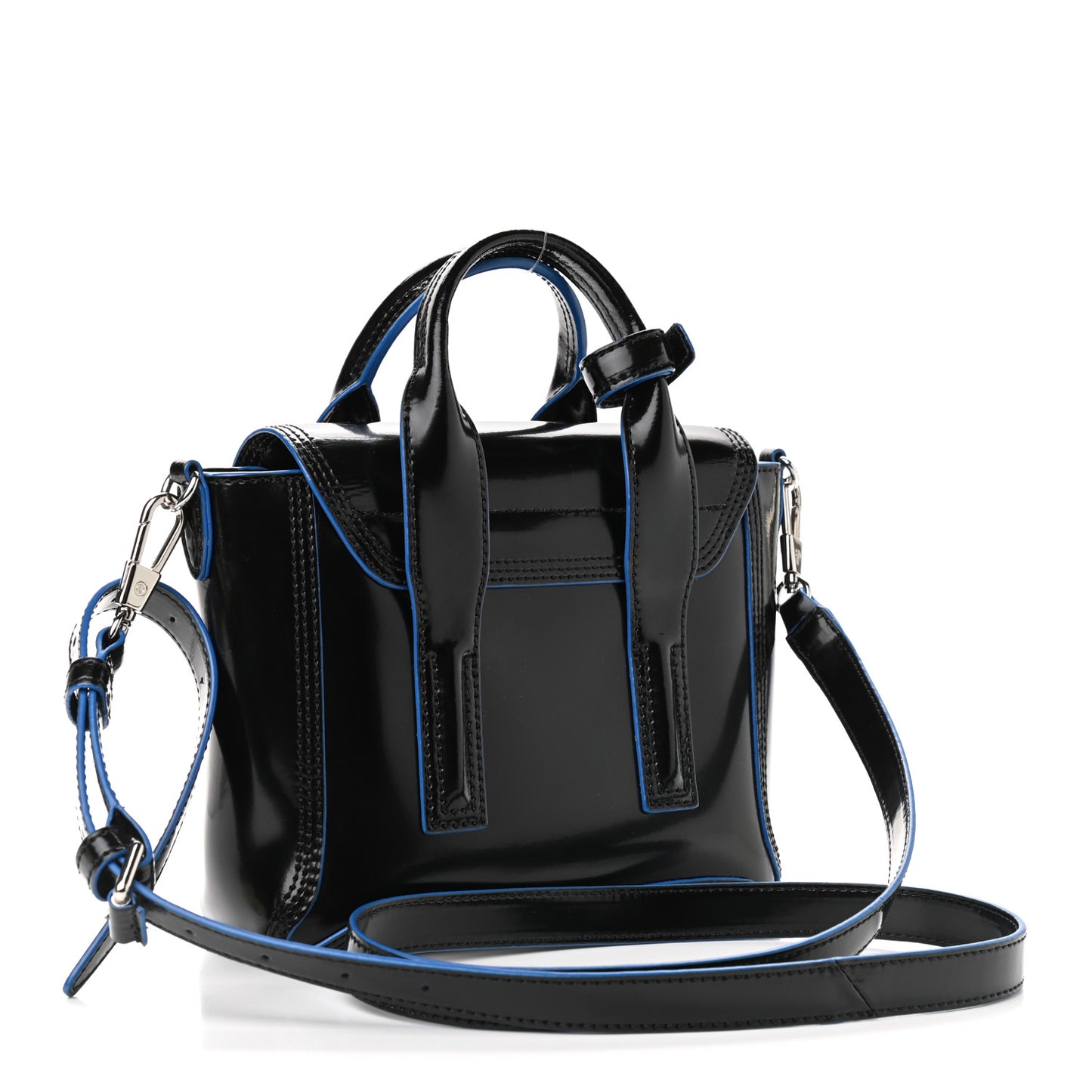 Smooth Bridle Calfskin Mini Pashli Satchel Black