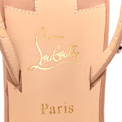 Christian Louboutin Kid Spiked So Me 100 Sandals 38 Nude 9 of 12