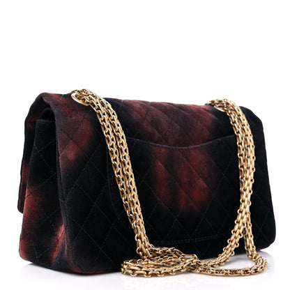 Chanel Ombre Velvet Quilted 2.55 Reissue 225 Flap Navy 3 of 16