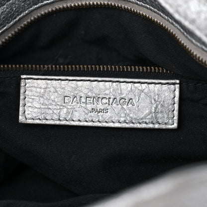 Balenciaga Metallic Agneau Classic Hardware Velo Gris Aluminum 6 of 15