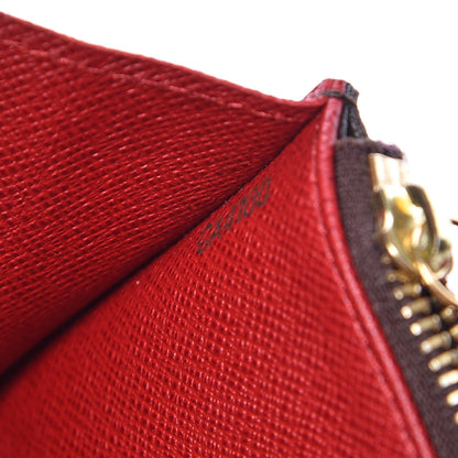 Louis Vuitton Monogram Emilie Wallet Red 7 of 10