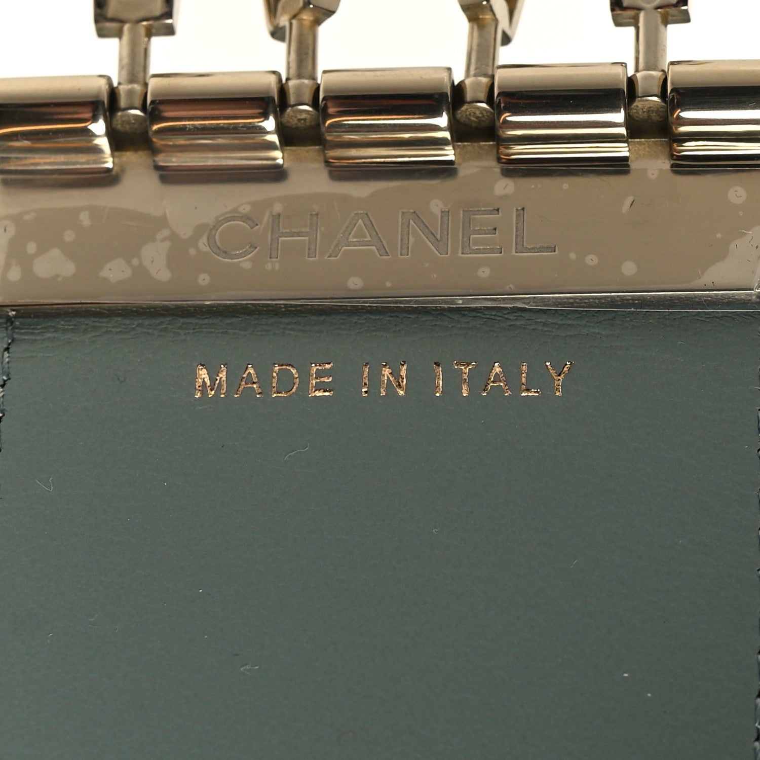 Chanel Caviar Quilted Classic 4 Key Holder Wallet Light Green 7 of 10