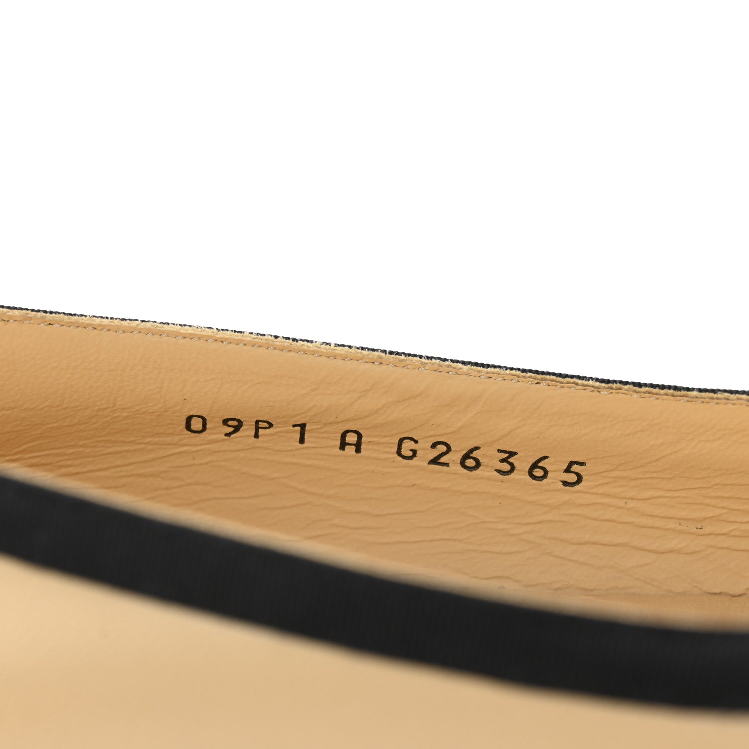 Chanel Lambskin Grossgrain Cap Toe Bow CC Ballerina Flats 40 Beige Black 9 of 9