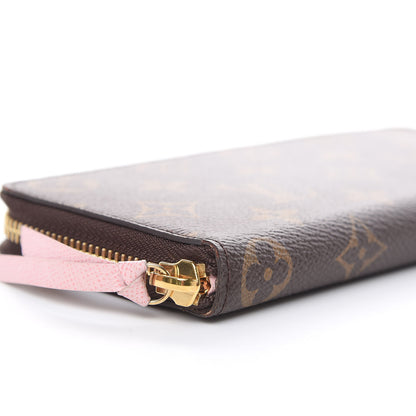 Louis Vuitton Monogram Clemence Wallet Rose Ballerine 8 of 11