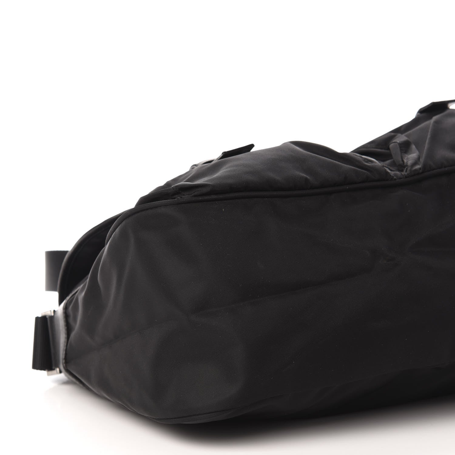 Prada Nylon Vela Messenger Bag Black 8 of 10