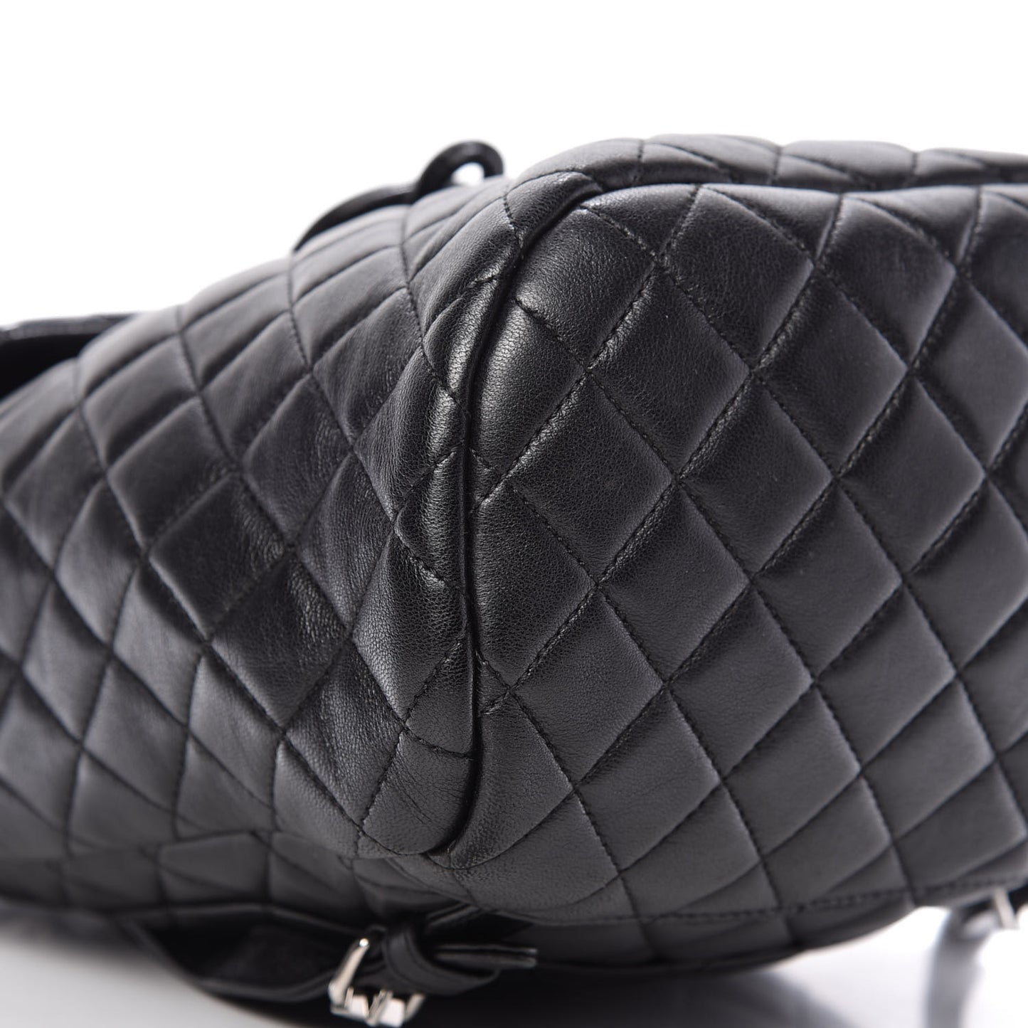 Calfskin Quilted Small Urban Spirit Backpack Black