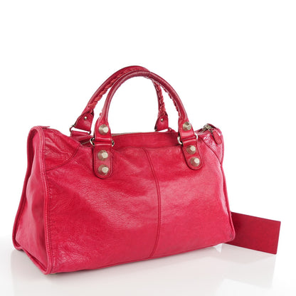 Balenciaga Agneau Giant 21 Silver Hardware Work Pourpre 3 of 9