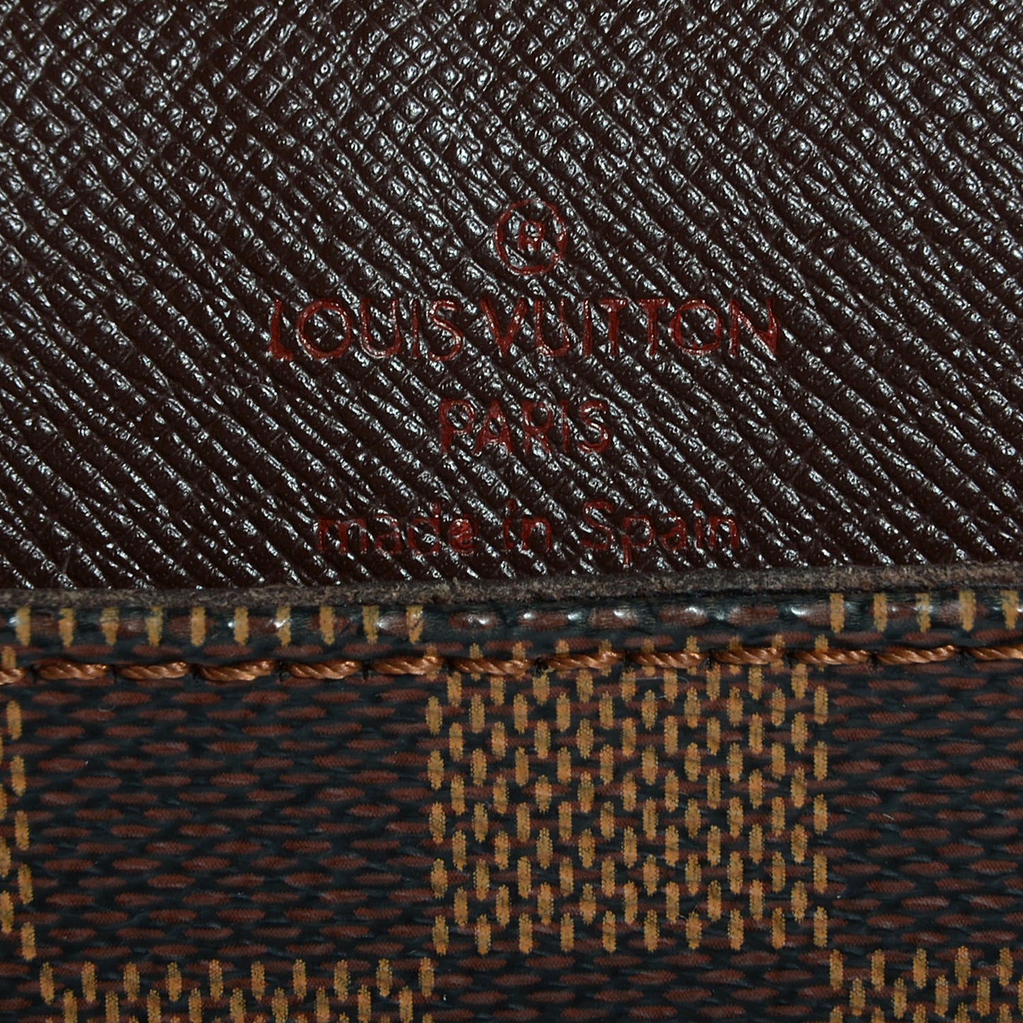 Damier Ebene Musette Tango Long Strap