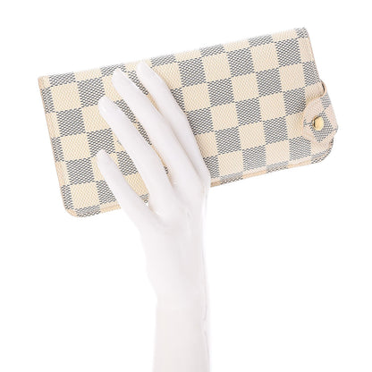 Louis Vuitton Damier Azur Sunglasses Case MM 2 of 6