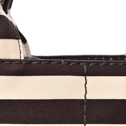 Prada Canapa Striped Logo Tote Tabacco 10 of 13