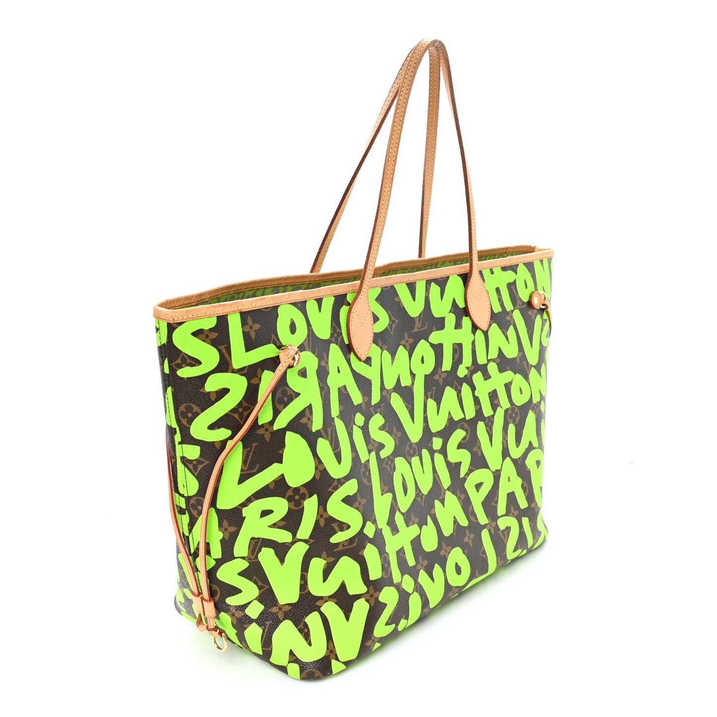 Monogram Graffiti Neverfull GM Green
