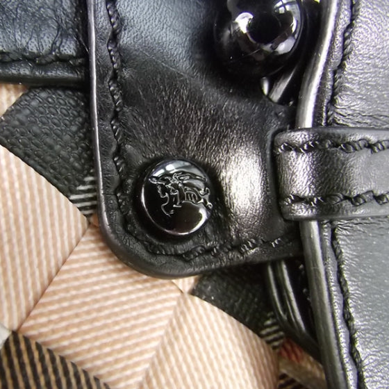 Nova Check Woven Vertical Tote Bag