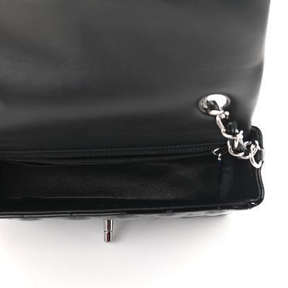 Chanel Patent Calfskin Quilted Mini Rectangular Flap Black 4 of 8
