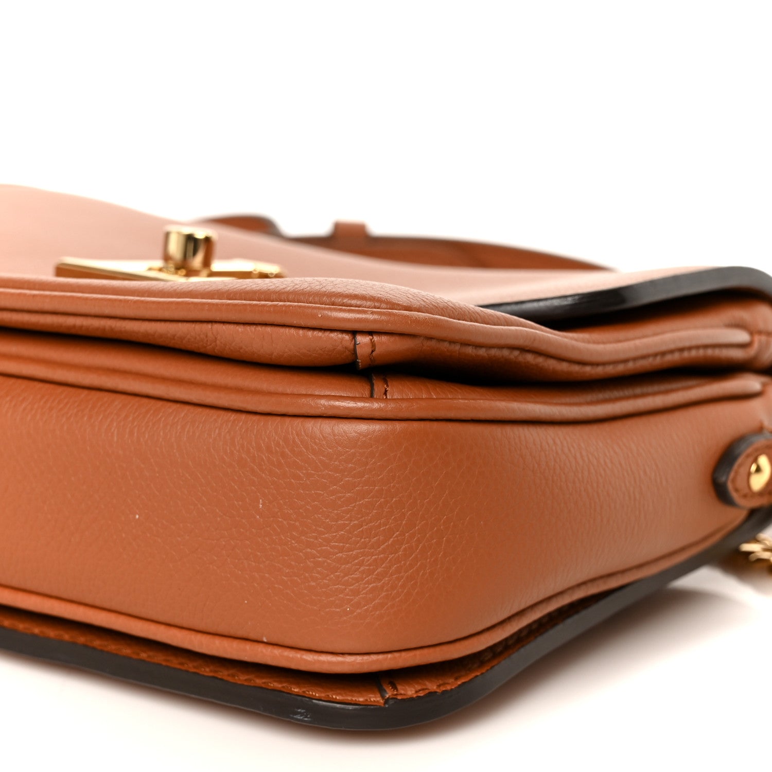 Louis Vuitton Grained Calfskin Lockme Oxford Cognac 12 of 13