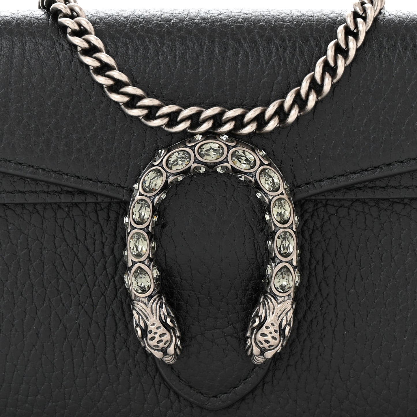 Calfskin Super Mini Dionysus Shoulder Bag Black