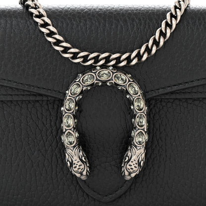 Gucci Calfskin Super Mini Dionysus Shoulder Bag Black 7 of 9