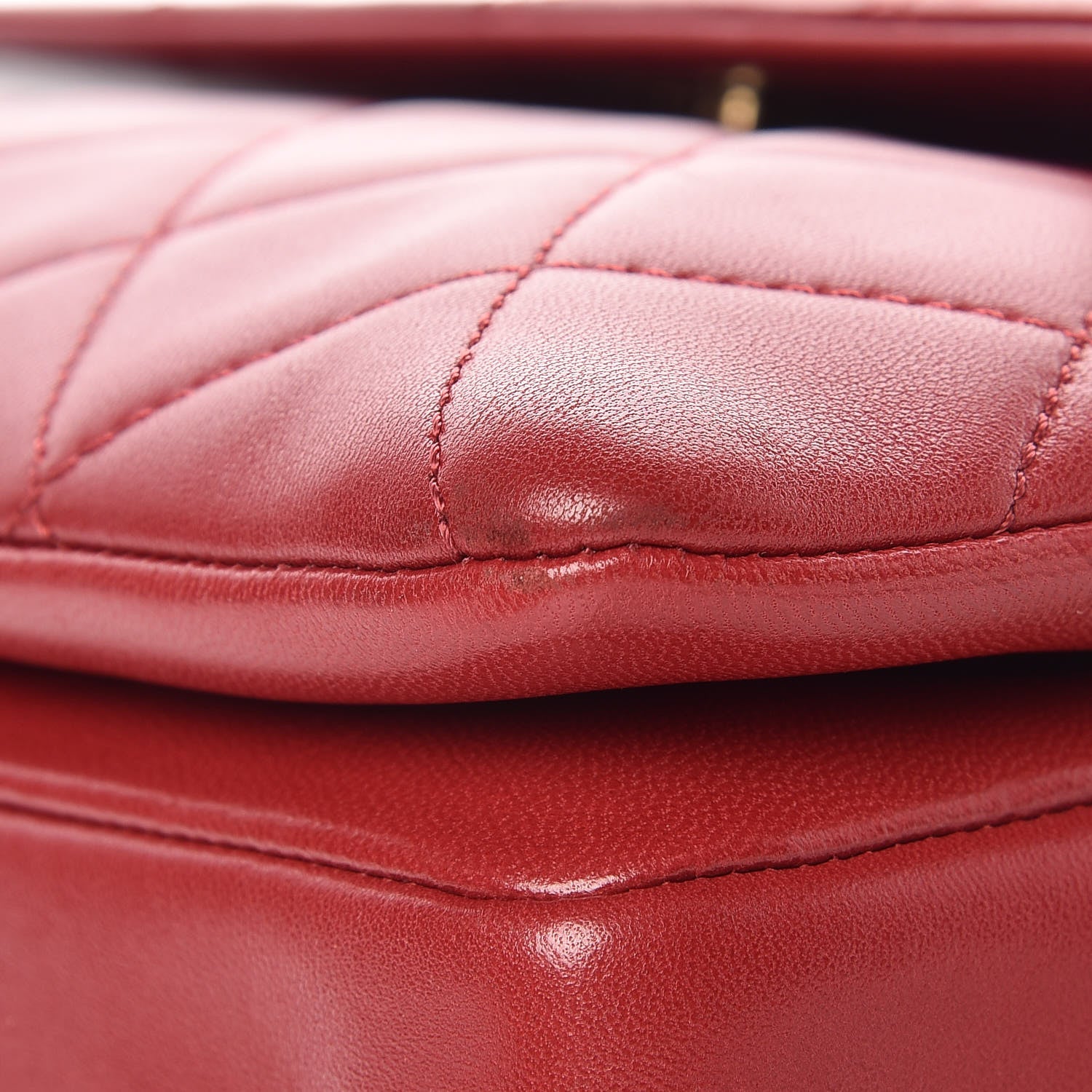 Chanel Lambskin Quilted Small Trendy CC Dual Handle Bag Red 10 of 14