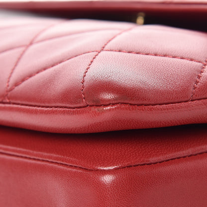 Chanel Lambskin Quilted Small Trendy CC Dual Handle Bag Red 10 of 14