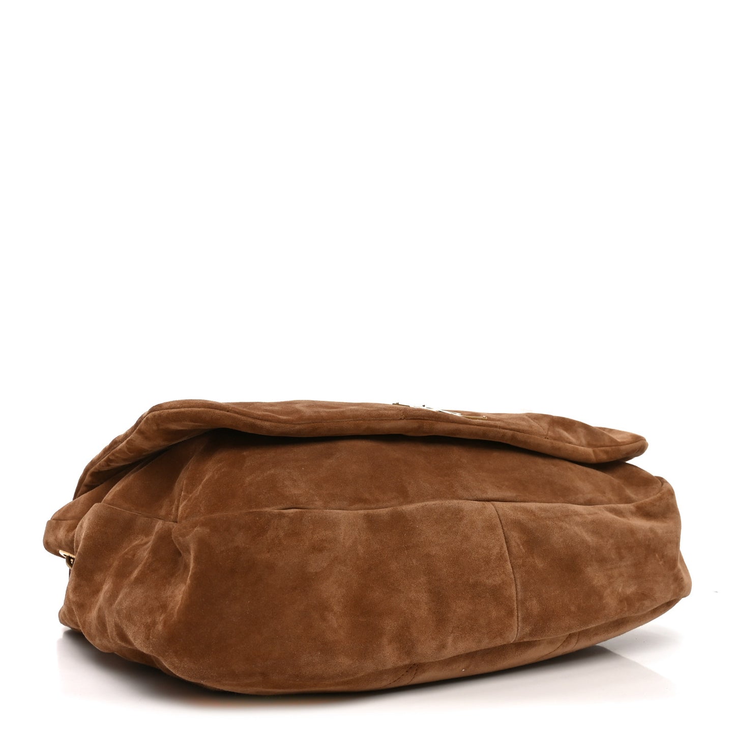 Suede Matelasse Monogram Large Jamie 4.3 Snuff