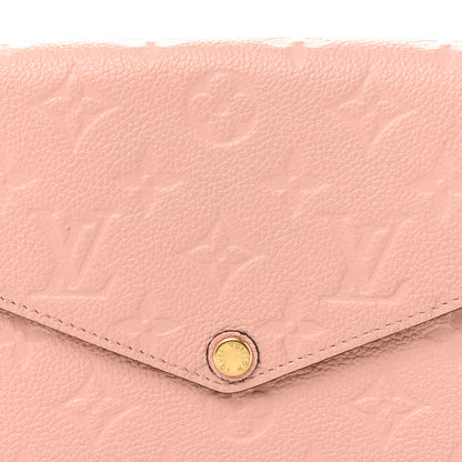 Louis Vuitton Empreinte Pochette Felicie Chain Wallet Rose Poudre 8 of 12