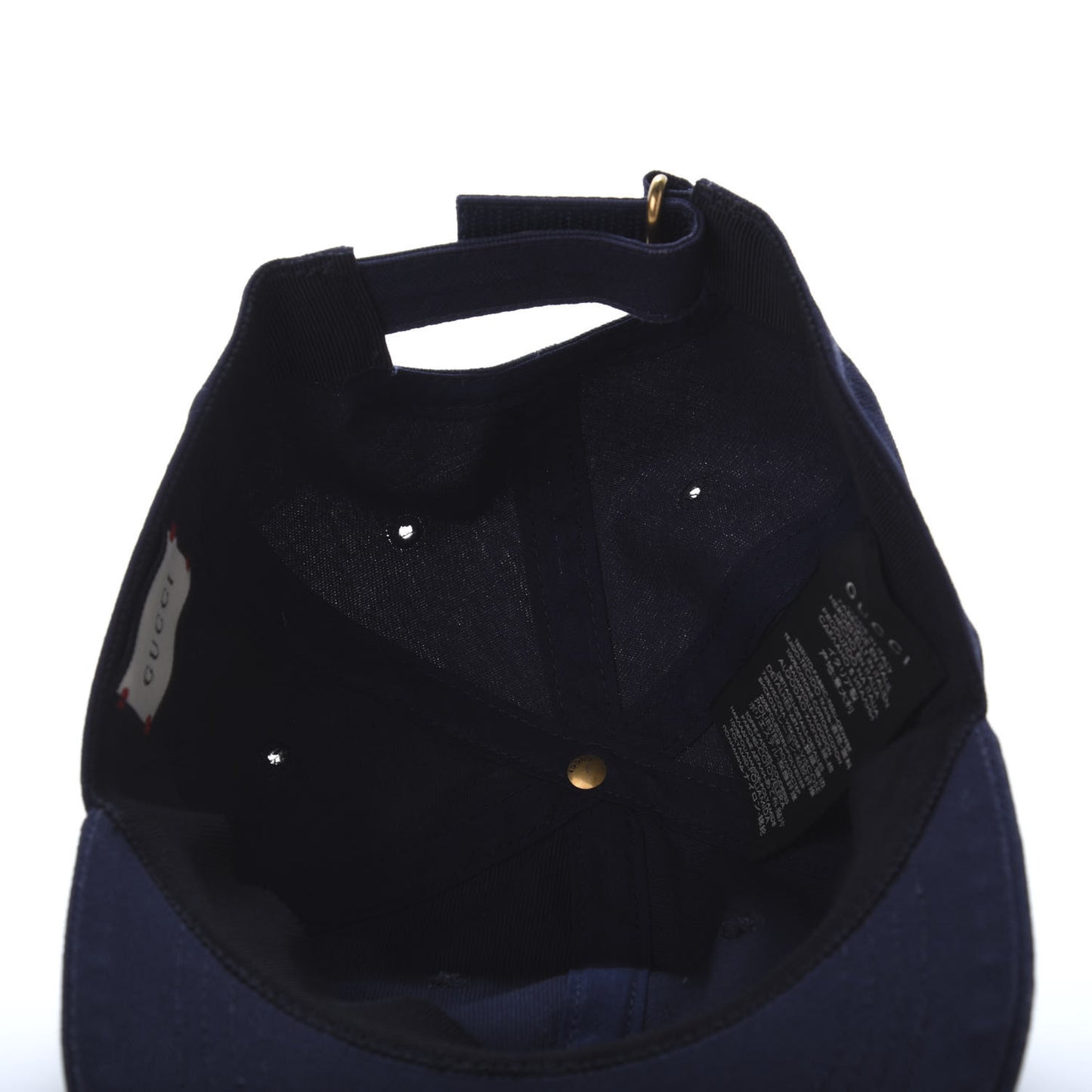 Cotton Moth Embroidered Baseball Hat 57 Navy