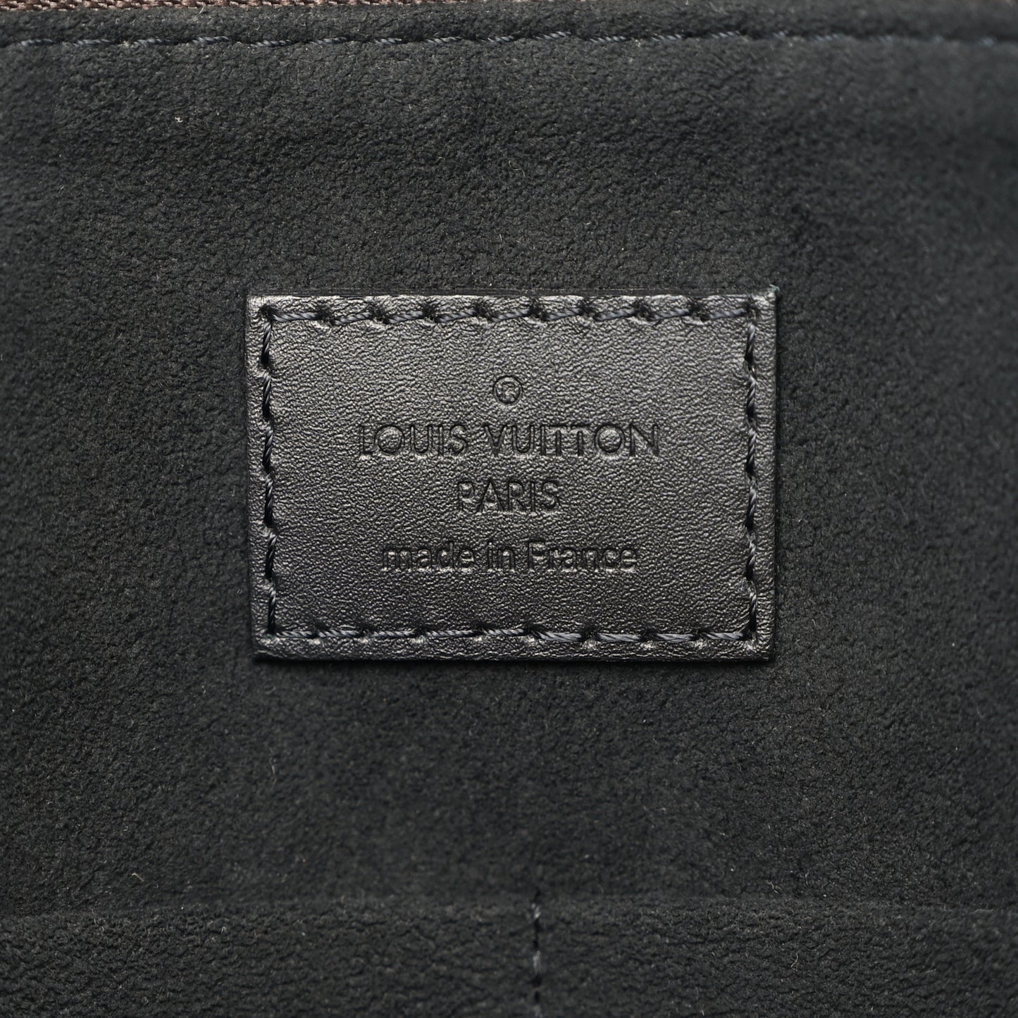 Monogram Flower Zipped Tote MM Black