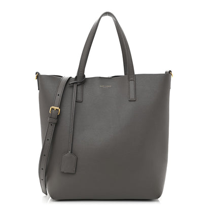 Saint Laurent Calfskin Toy Shopping Tote Earth Grey 1 of 8