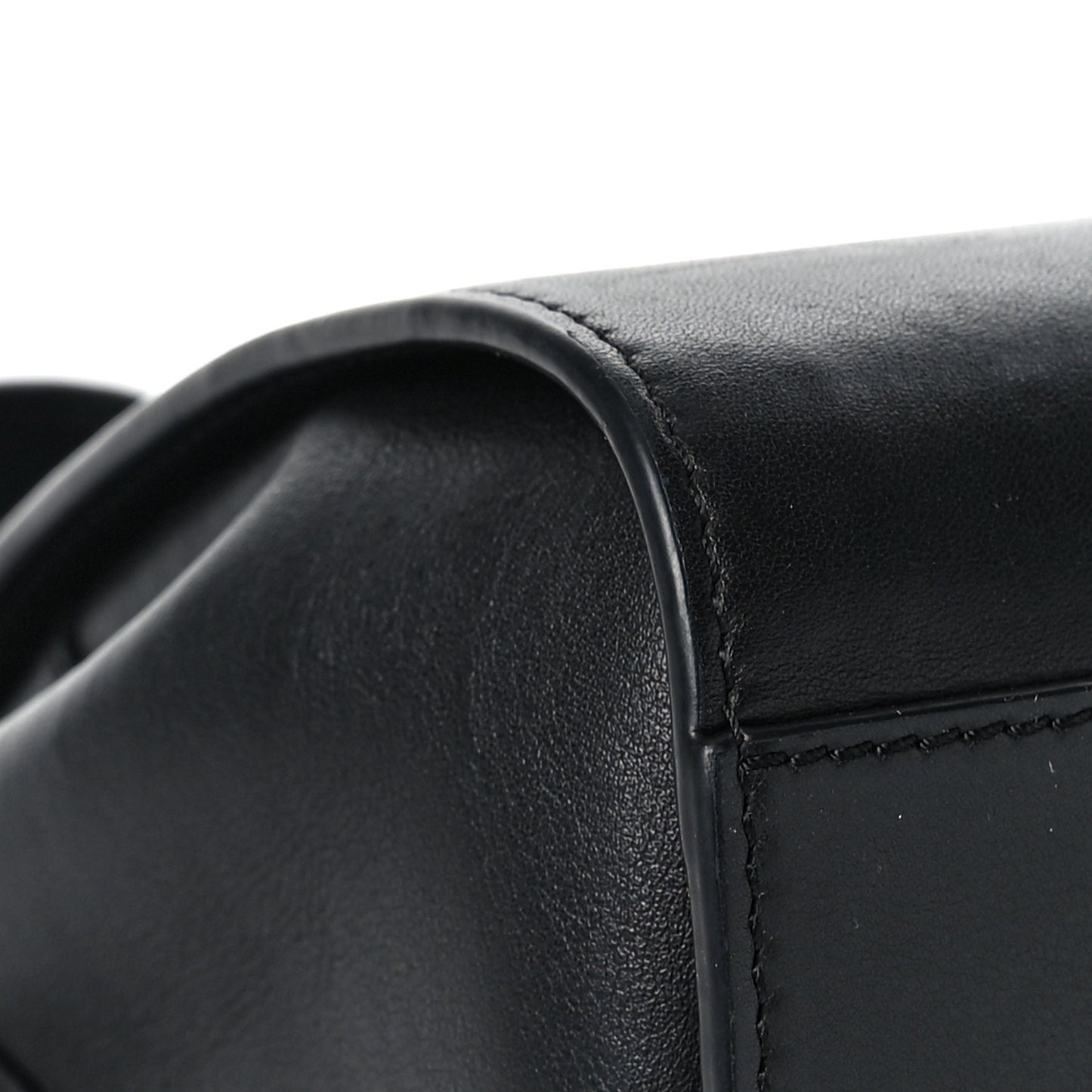 Calfskin Mini Hammock Shoulder Bag Black