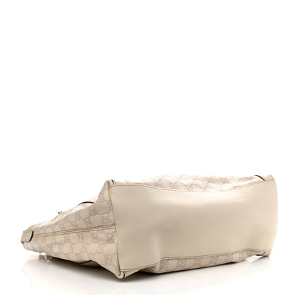 Gucci Guccissima Medium Miss GG Top Handle Bag Off White 4 of 13